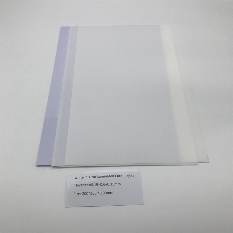 White PET No-Laminated Card(Inkjet)